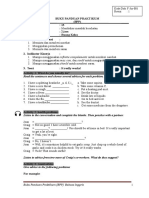 Buku Panduan Praktikum (BPP) Bahasa Inggris: Kode Dok: F-Jur-001 Revisi: 1