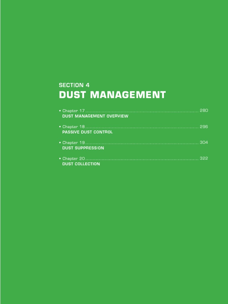 Dust Management PDF