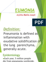 Pneumonia: Anjitha Joseph