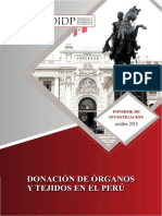 Donación de órganos en el Perú: problemas de política pública y bajas tasas