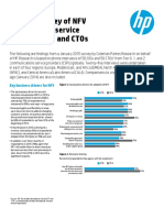 HP 2015 Survey of NFV Priorities For Service Provider Cios and Ctos