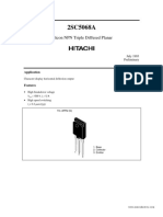 Silicon NPN Triple Diffused Planar: Application