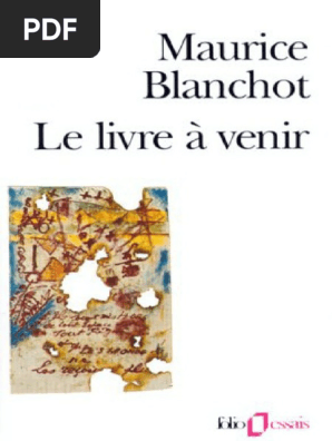 Le Livre A Venir Maurice Blanchot Pdf Marcel Proust Capitaine Achab