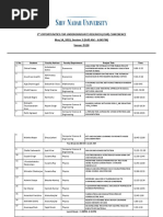 5th OUR Conference Schedule - May 14 Session 3