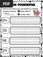 Actividades con Fichas Rojas y Azules | PDF