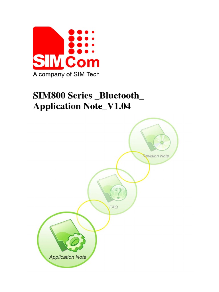 Sim800 Series Bluetooth Application Note v1.04 | PDF | Bluetooth ...