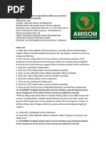 AU, UN Meet On Operational Efficiency in Mission Against Terrorists in Somalia