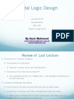 DLD Lec 05 Complements Dated 13 Sept 2019 Slides PDF