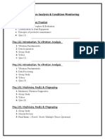 71 - Vibration Analysis & Condition Monitoring