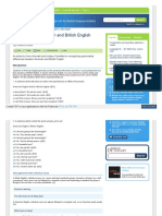 Differences in American and British English Grammar - Article