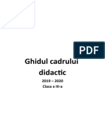 Ghidul Cadrului Didactic Clasa A Iiia