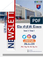 The GFM Times: Issue 3-Term 1