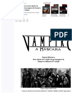 Regras Basicas e Guia Rapido de Criaao de Personagens de Vampiro A Mascara 5 Ediao PDF