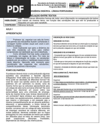 SD LP D20 Diferentes Formas de Tratar Uma Informação Gêneros Textuais Professor