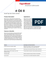 Mobil Jet Oil II: Product Description Applications