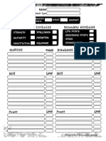 AFMBE - Character Sheet (Inspired) - Front PDF