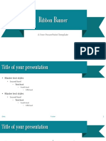 Ibbon Anner: A Free Powerpoint Template