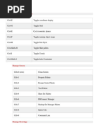 CADD Commands