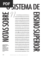 Notas Sobre o Sistema de Ensino Superior Brasileiro Contemporâneo No Brasil