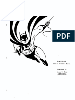 Batman Writers Guidelines PDF