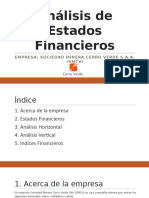 Analisis Financiero Empresa SMCV