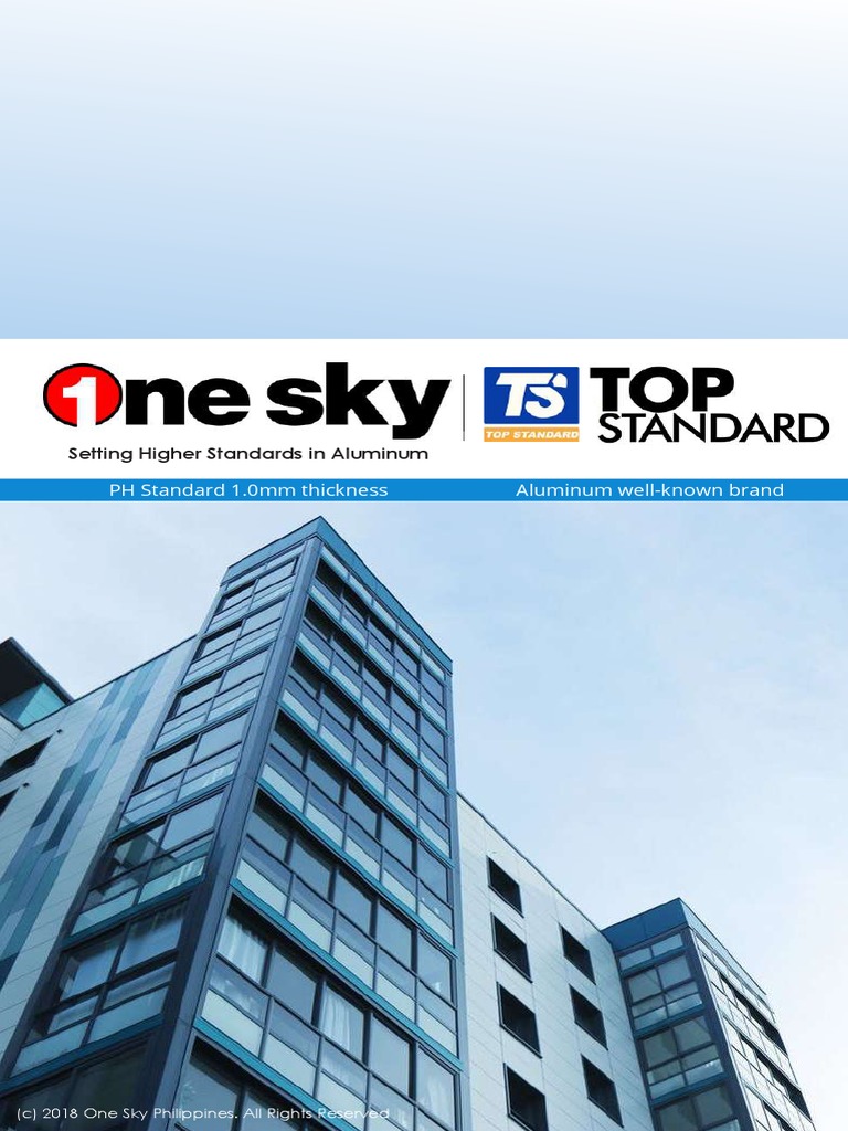 One Sky Aluminum Door Window
