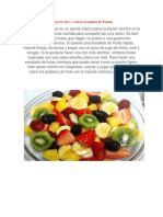 Ensalada de Frutas