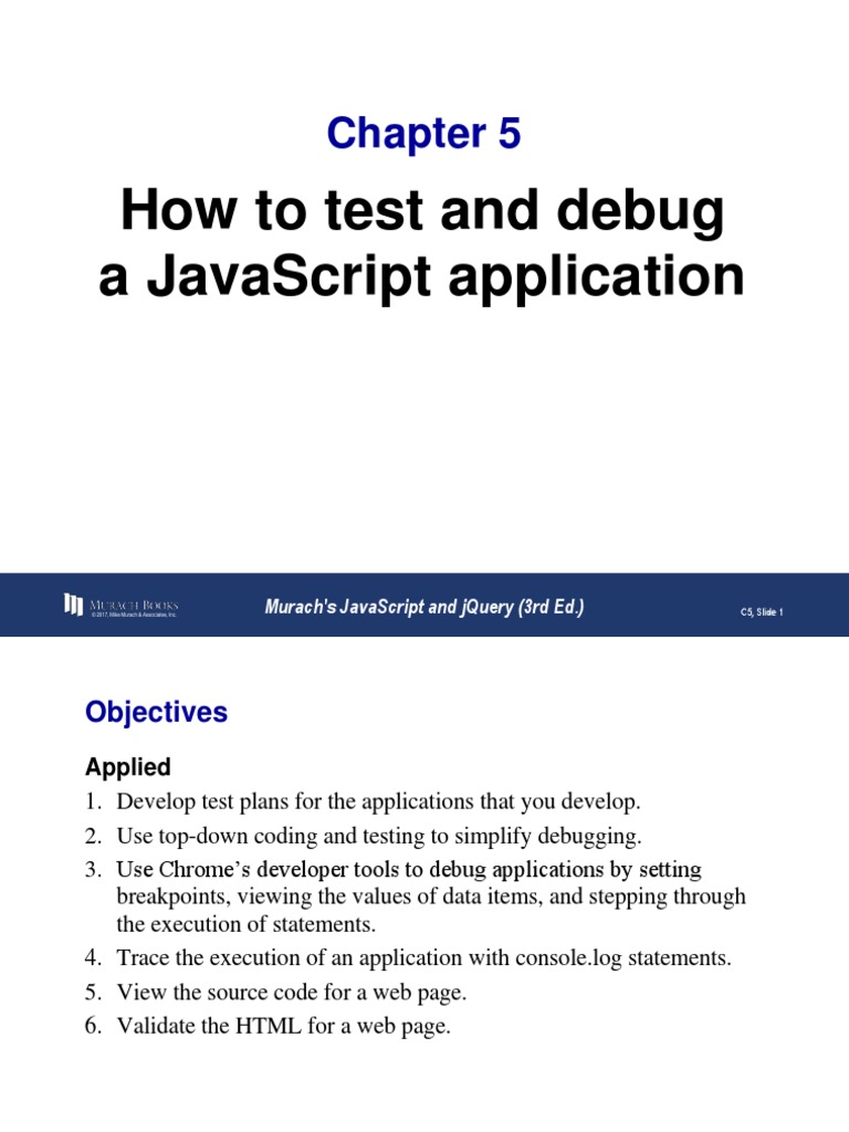 Chapter 05 Slides | PDF | Java Script | J Query
