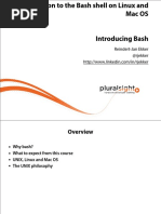 1 Introduction Bash Shell Linux Mac Os m1 Overview Slides PDF