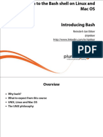 1 Introduction Bash Shell Linux Mac Os m1 Overview Slides PDF