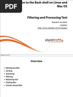 5 Introduction Bash Shell Linux Mac Os m5 Processing Slides