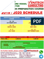 2019 2020 Schedule API 510 Full Course Flyers Instech Consulting New