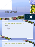 Title Layout