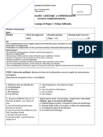 Evaluación Lenguaje y Comunicación Colegio Altás Cumbres