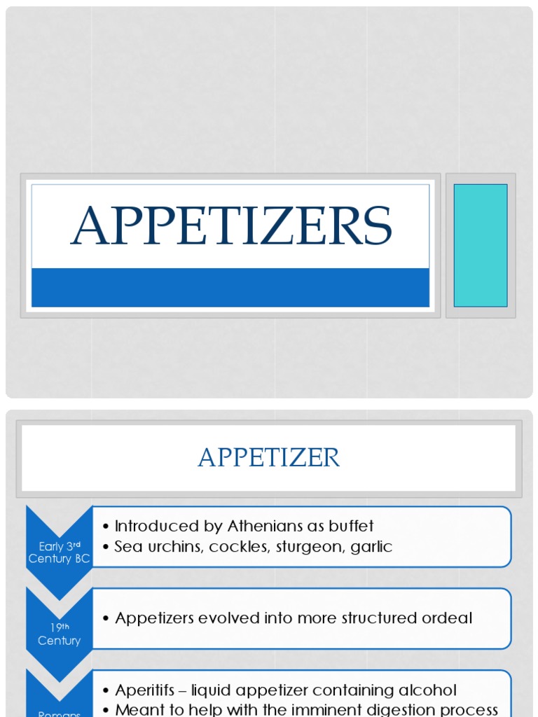 Appetizers Pdf Hors D Oeuvre Pickling