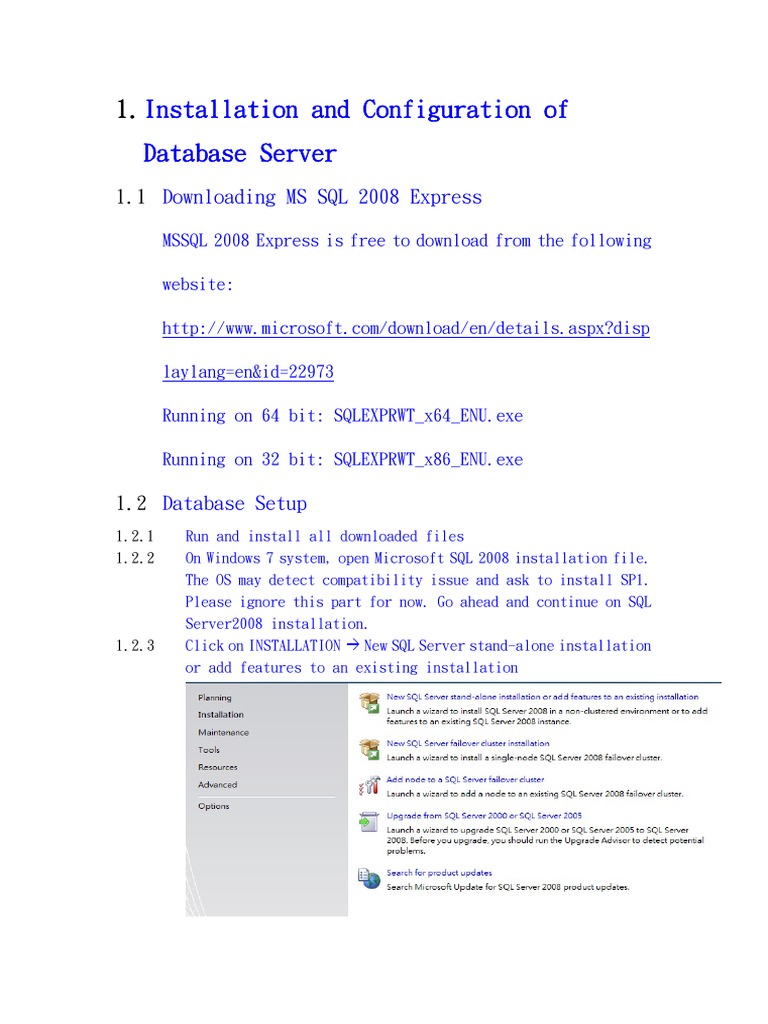 SQL Server 2008 Installation Guide | PDF | Microsoft Sql Server ...