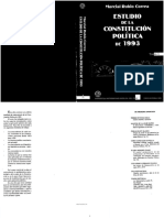 Estudio de La Constitucion Politica de 1993. Tomo I. Marcial Rubio Correa (1999)