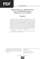 Artigo Sobre Modalidade de Aprendizagem