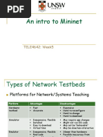 An Intro To Mininet: TELE4642: Week5