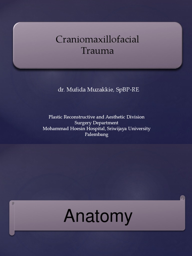 Trauma CMF - Mahasiswa | PDF | Sains & Matematika