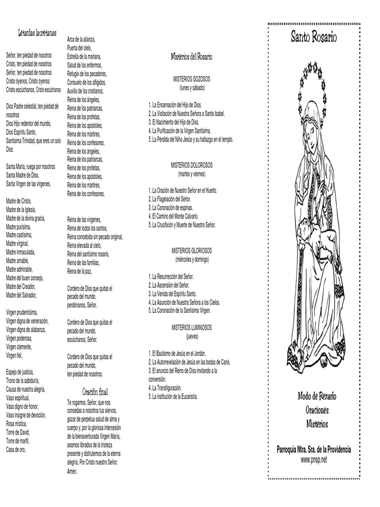 Guía para Rezar el Santo Rosario | PDF | María, madre de Jesús | orador ...