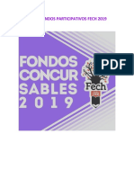 Bases Fondos Concursables FECH 2019