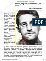 Vigilância Massiva, Registo Permanente, De Edward Snowden