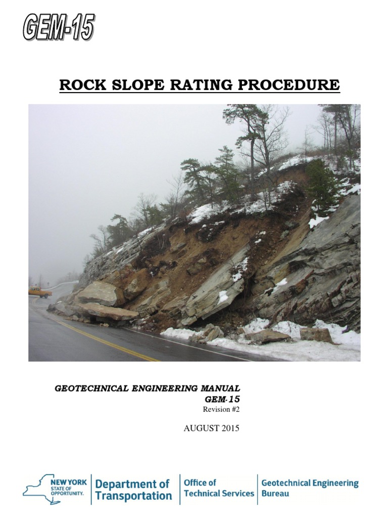 Rock Slope Rating Procedure Guide | PDF | Traffic Collision | Risk