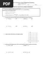 Arithmetic Sequence Worksheet 2