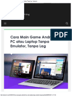 Cara Main Game Android Di PC Atau Laptop Tanpa Emulator, Tanpa Lag – Antarnisti