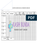 Form audit kepatuhan APD petugas rumah sakit