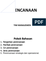 Perencanaan: Tim Manajemen