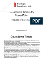 Countdown Timers for PowerPoint