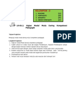 KELOMPOK 3 - KK F - LK 6b.2. Kajian Modul Pedagogik Moda Tatap Daring